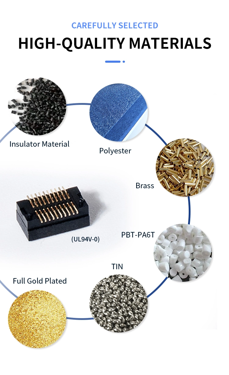 Jiln 0.5 mm Height 2.2mm General Type Without Post for LED Male 40pin-60pin Board to Board Connector