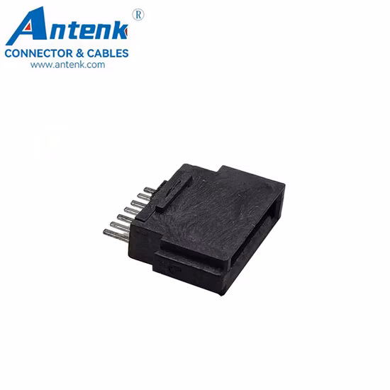 Straight Type SATA Female 7p Connector for PCB Board