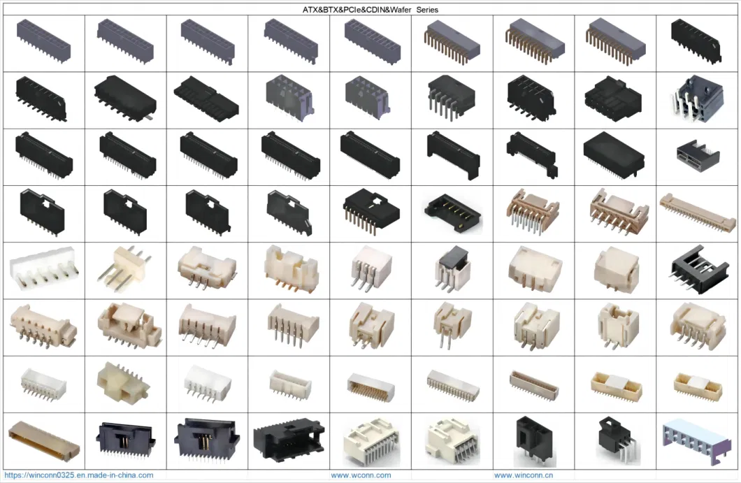 SATA 7p Plug Vertical SMT Type Connector SATA 7p Terminal