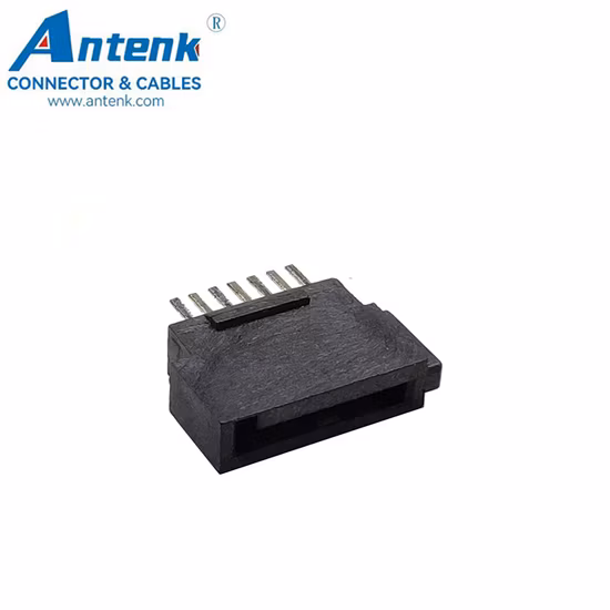 Straight Type SATA Female 7p Connector for PCB Board